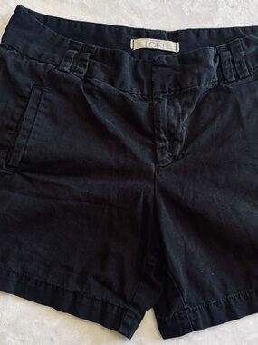 LOFT Black Bermuda Shorts Size 6